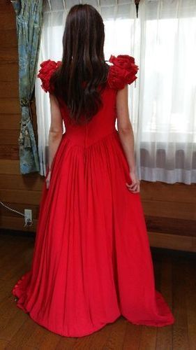 赤ドレス TOUT MIEL
