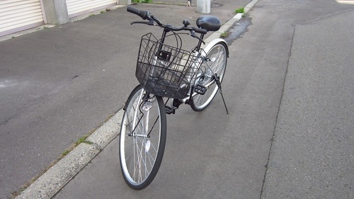 9月20日購入の外装6段付きシティ車27インチを売りたいです。
