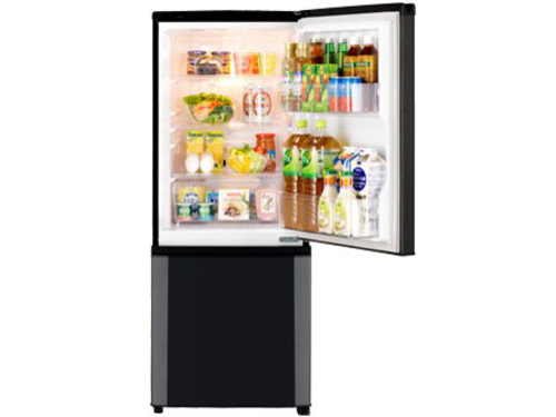 ♪美品♪ 三菱 ノンフロン 冷凍 冷蔵庫 MR-P15S-B 黒 ２ドア 2011年製