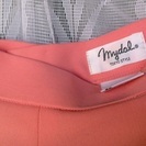 Mydolのフレアースカート　色サーモンピンク