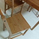 IKEA ヨックモック　テーブル・椅子セット