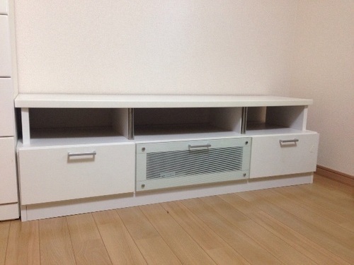 日本製TVボード 約70%OFF  中古3年 テレビボード、テレビ台、国産、完成品