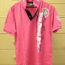  ピンク色のポロシャツ【Ｌ】