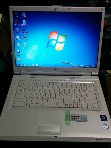 完売御礼、平塚市。美品、富士通　BIBLO NF/A50  Core2 T8100  2GB/120GB  DVDマルチ　Windows7 快調