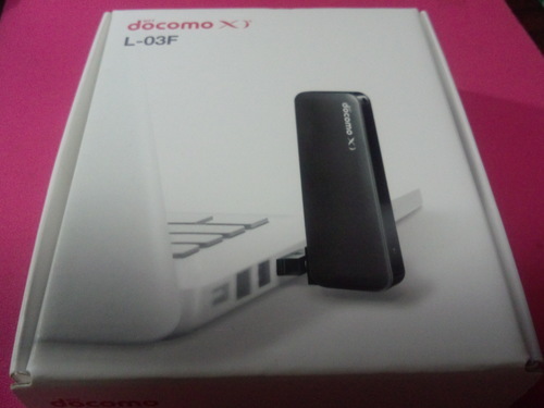 Docomoの通信端末　L-03F 送料無料　新品同様