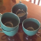 グリーンのコーヒー／ティーカップ差し上げます。