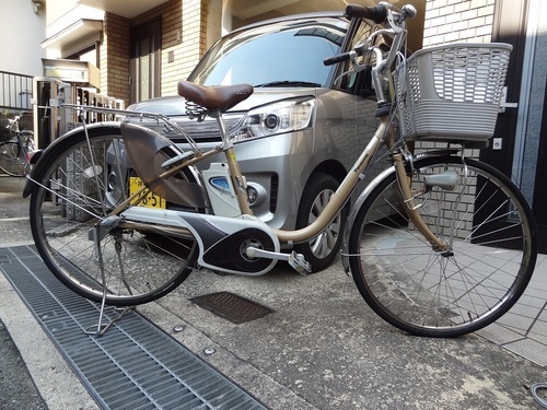 【中古】電動アシスト自転車　Panasonic Vivi DX　ベージュ　売ります。