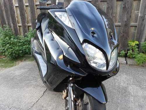 動画あり　調子いいです　５連メーター　エアロ　カスタム　マジェスティ２５０Ｃ