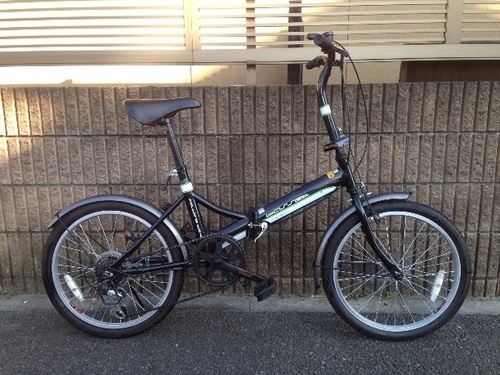 【販売済】【237】折畳自転車  20インチ  外装6段ギヤ【7500円】