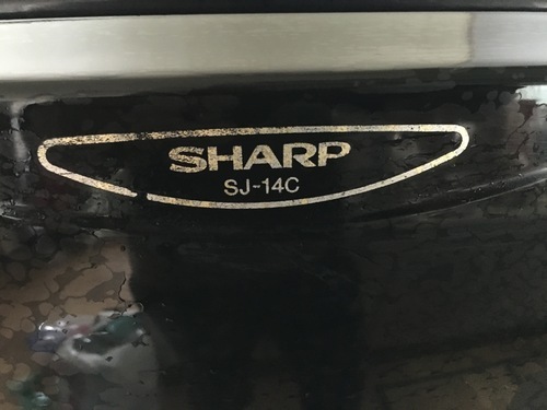 sharp　冷蔵庫　紺