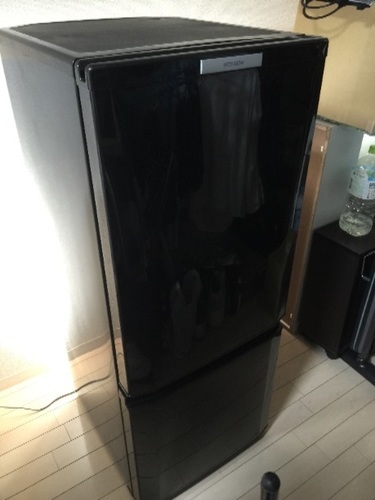[商談中]★きれいです★ 2011年製 三菱電機 2ドア冷蔵庫 黒 MR-P15S-B