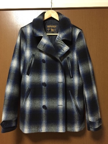 ジョニーデップ着用  J.CREW×ウールリッチPコート 同一品