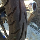 ybr125 購入して1年 自賠責31年まで タイヤバリ山
