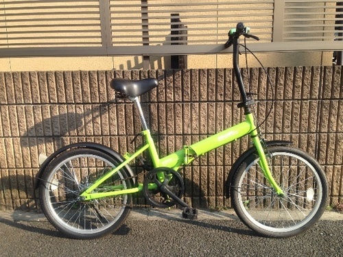 【販売済】【238】折畳自転車  20インチ  シングルギヤ カギなし【6500円】