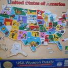 アメリカ合衆国州地図パズル