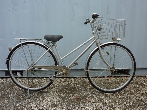 中古自転車　２７in　グレー