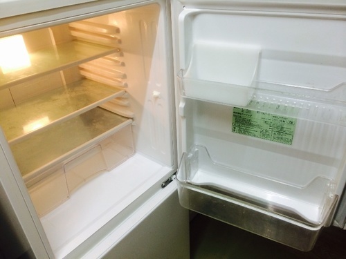 (取引中)11/25迄 2012年製モリタ 冷凍冷蔵庫 110L 1人〜2人用サイズ  冷凍庫下段大きめ(40L) 引き取りに来てくださる方！