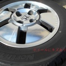 【モビリオ・モビリオスパイクなど】スタッドレスタイヤセット ホンダ純正アルミホイール付き ４本セット