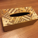 ティッシュボックス カバー 木製 