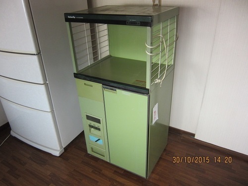 レンジ台 炊飯器等に米びつを兼ねた収納棚差し上げます ダイキチ 須坂の収納家具 食器棚 キッチン収納 の中古あげます 譲ります ジモティーで不用品の処分