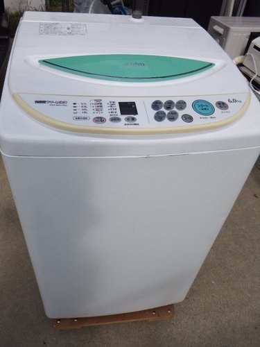 SANYO 全自動洗濯機 6.0kg ASW-B60V（WG)