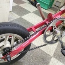 [814]ブリヂストン　トランジット コンパクト　折りたたみ自転車　12インチ　シングル　レッド