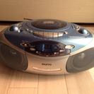 SANYO  CDラジオカセットレコーダー