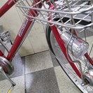 [2238]ブリヂストン　Albelt　アルベルト　27インチ　ベルトドライブ　内装3段　アルミフレーム　3LEDオートライト　ローラーブレーキ　ステンレスカゴ　レッド