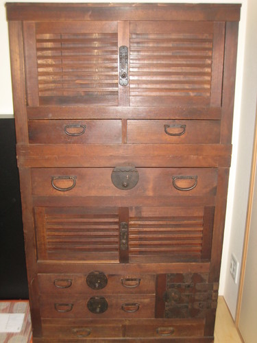 アンティーク 骨董 本場 美濃帳場箪笥 時代家具 - 神奈川県の家具 