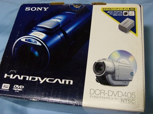ソニー・デジタルビデオカメラ　DCR-DVD405