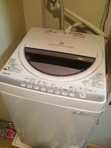 TOSHIBA洗濯機【2014年製造 AW-60GM(W)】売ります！