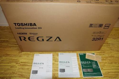 ［終了］REGZA 付属品完備 32型液晶テレビ TOSHIBA 32R1 外付けHDDで録画可