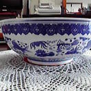 大絵皿、　（陶器）中国製