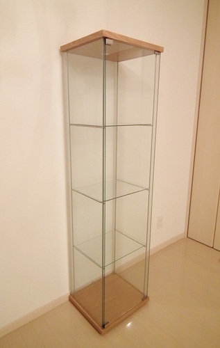 Ikea イケア Detolf ガラス扉コレクションケース デトルフ こてちゃん24 つきみ野の収納家具の中古あげます 譲ります ジモティーで不用品の処分