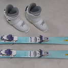 スキー110cm、ブーツ22.0cm