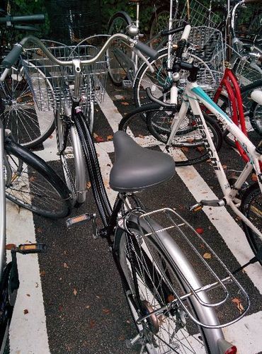 自転車　黒　26インチ　美品