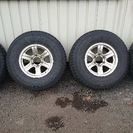 ランクル80等に！スタッドレスアルミ付き！