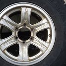 ランクル80等に！スタッドレスアルミ付き！