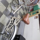 [2360]ペット乗せ自転車　ふらっか〜ずペット　マルイシ　20インチ　内装3段変速　オートライト　前輪オートロック　ローラーブレーキ　BAA自転車安全基準適合　ベージュ