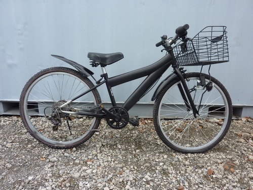 中古自転車　２４in　黒