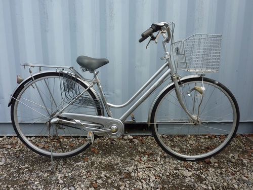 中古自転車　２７in　グレー