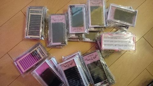 新品\u0026中古まつげエクステの毛