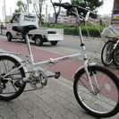 ●必見●６，９９０円　２０型折りたたみ自転車　シマノ６段変速付き...