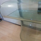 サイドテーブル クリア/ガラス