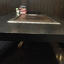 鉄板焼きの座卓