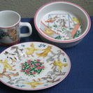 ♡ティファニー　プレイグランド　マグ＆ボウル＆プレート3点セット