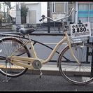 ★リサイクル(再生)自転車・中古自転車・アサヒサイクル・26インチ・アイボリー