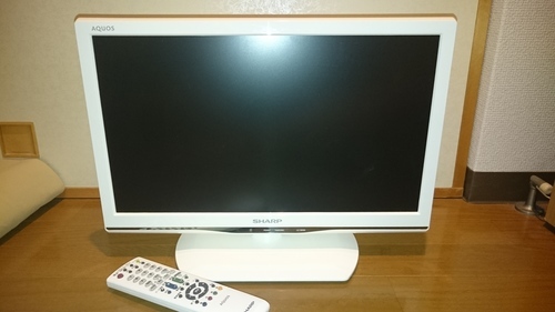 19インチ液晶テレビ｜シャープのアクオスAQUOS｜２０１４年購入