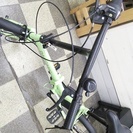 2342]折りたたみ自転車 20インチ 外装6段変速 ライトグリーン ...
