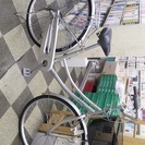 [2350]マルキン　シティサイクル　ママチャリ　27インチ　内装3段変速　リモートレバーライト　タイヤ新品　BAA自転車安全基準適合　シルバー